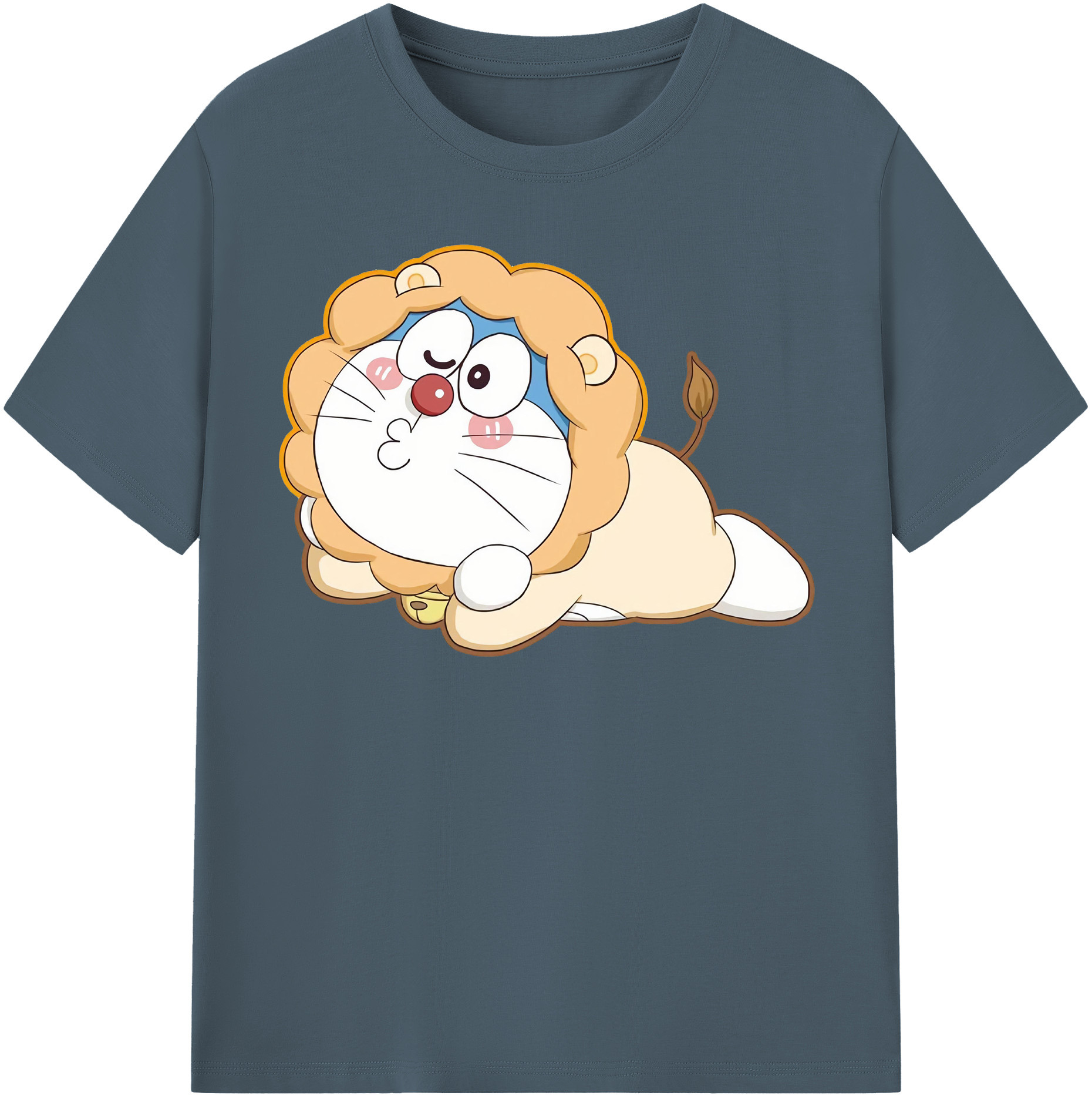 （画像用） ドラえもん Doraemon 綿100％半袖Tシャツ（フロントプリント）